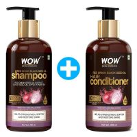 ว้าว สกิน ไซแอนท์ ออเนียน เรด ซีด ออยล์ เเชมพู + คอนดิชันเนอร์ คิท WOW Skin Science Onion Red Seed Oil Shampoo+Conditioner Kit