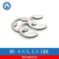 100Pcs DIN6799 GB896 M6 304 Stainless Steel Circlip Sack Retainer E E-type Buckle-shaped Split Washers