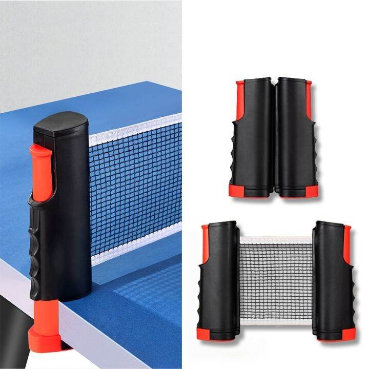 Retractable Table Tennis Net and Post Set Ping Pong Net Training