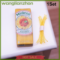 Wanglianzhon ของเล่นสปาเก็ตตี้ W บรรจุกล่องบ้านตุ๊กตาอุปกรณ์ตกแต่งห้องครัวเพลย์เฮาส์