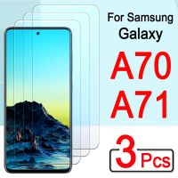 [HOT TALQQQWWEGE 583] ปกป้องหน้าจอสำหรับกระจก A71 Samsung A70กระจกเทมเปอร์ป้องกัน71 70,70a กาแล็คซี่ Samsunga71แผ่นฟิล์มหุ้มเกราะ1-3ชิ้น