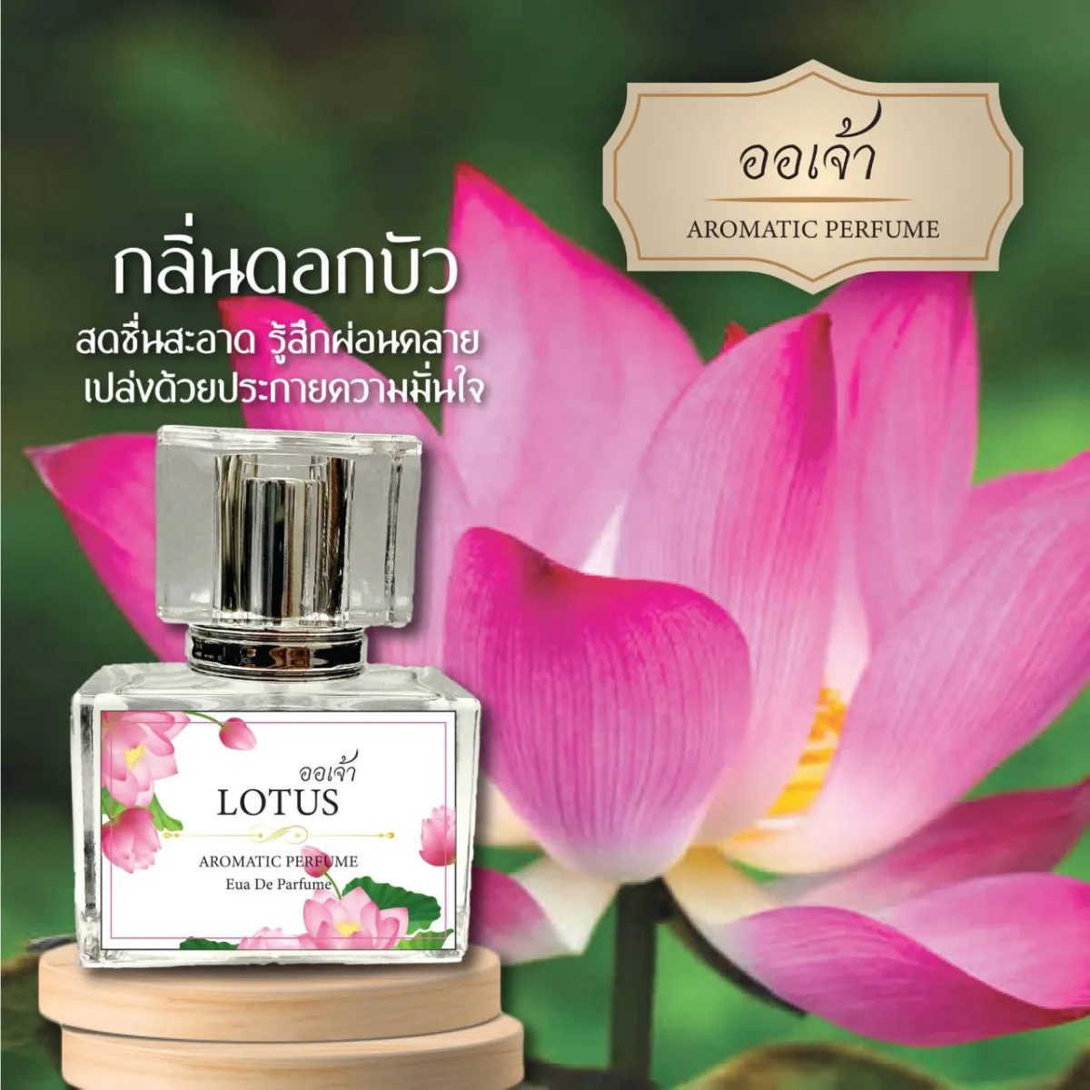 น้ำหอม ออเจ้า กลิ่น Lotus ดอกบัว ผสมฟีโรโมน หอมละมุนแบบไทยๆดึงดูดทุกคนให้ ค้นหา | Lazada.Co.Th