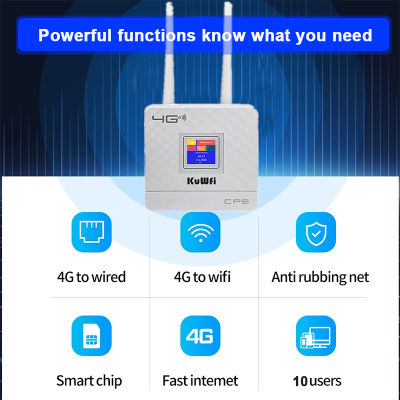 บน WFI 4กรัม LTE CPE WiFi เราเตอร์ CAT4 150Mbps เราเตอร์ไร้สายปลดล็อค4กรัม LTE ซิม WiFi เราเตอร์ที่มีเสาอากาศภายนอก wanlan RJ45