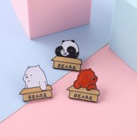 New Cute Cartoon Bear Series Brooch Exquisite Fashion Panda Animal Badge Men And Women Backpack Sweater Accessories Jewelry Pin