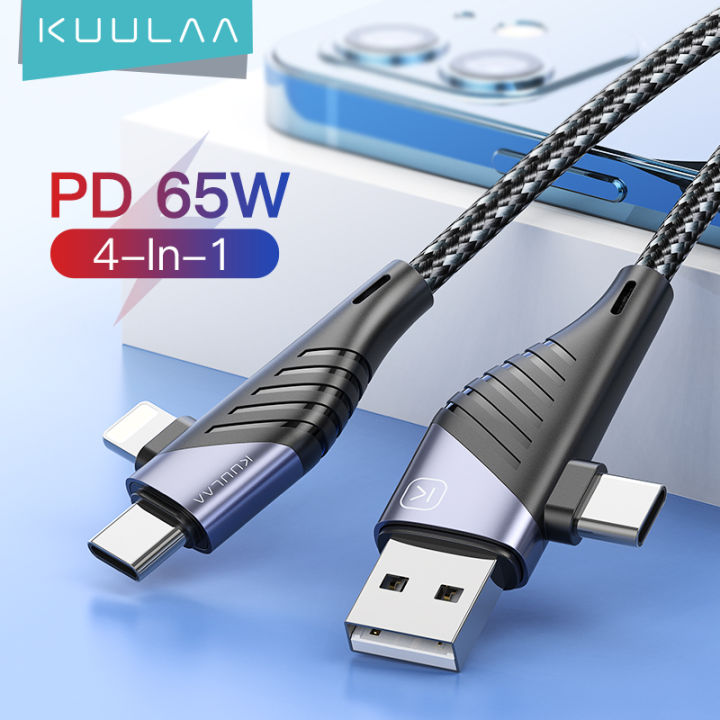 KUULAA 20W PD USB C Cable for iPhone 13 Pro Max Fast Charging 65W USB C