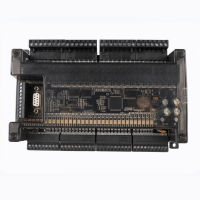 Kecepatan Tinggi FX1N STM32F103 FX2N FX3U-56MR/60MR 32อินพุต24เอาต์พุตรีเลย์เอาต์พุตสำหรับ6AD 2DA RS485และเปลือกคุณภาพสูง