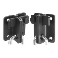 【LZ】♦  Sliding Barn Door Latch For Locking Sliding Right Angle Door Lock Gate Bolt Cabinet Closet Antitheft Security Window Door Lock