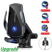 30W Car Phone Holder Wireless Charger Fast Charging For iPhone 14 13 12 X Xiaomi Samsung Huawei Magnetic Wireless Car Charger