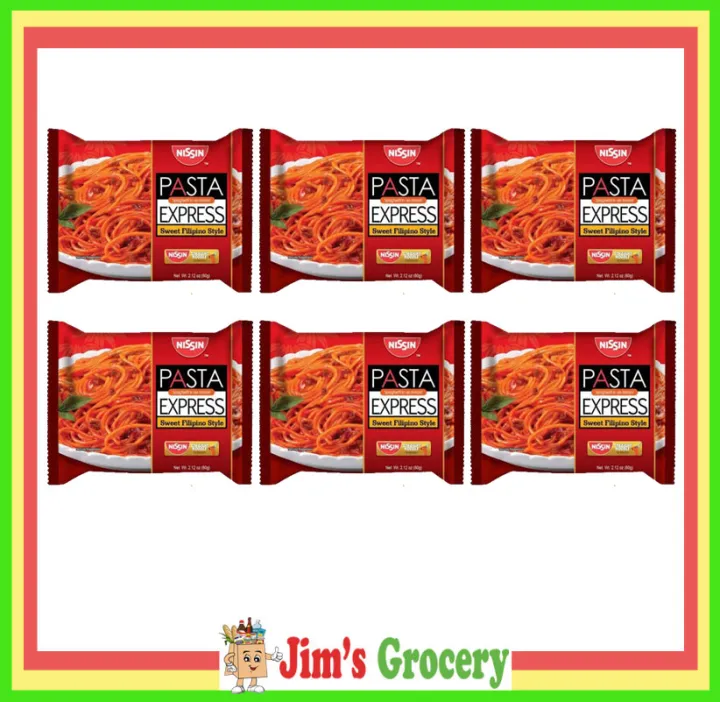 JIMS NISSIN PASTA EXPRESS SPAGHETTI FILIPINO STYLE (BUNDLE BY 6