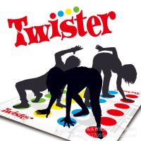 ?kittyhome? เกมทวิสเตอร์ แผ่นเกมกระดาน Twister Floor Game - เกมสำหรับครอบครัว