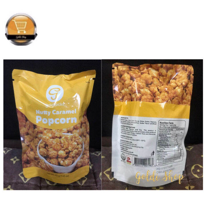 Goldilocks Nutty Caramel Popcorn 40g! Lazada PH