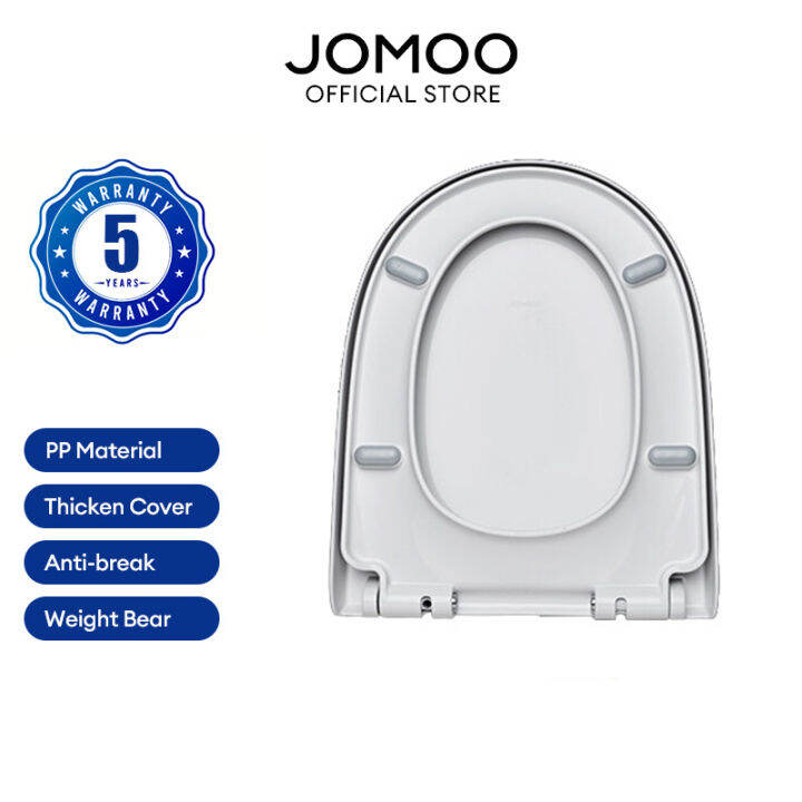 JOMOO Toilet Bowl Seat Cover 97G102 Soft Close PP Thickened U/V shape