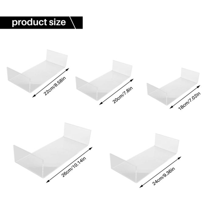 5-pack-clear-acrylic-display-risers-5-sizes-acrylic-jewelry-display-riser-shelf-showcase-fixtures-for-cake-display