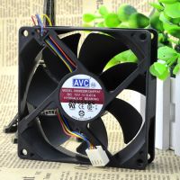 AVC 9025 9ซม./ซม. 4-Pin/line DS09225R12HPFAF PWM CPU Cooling Chassis Fan