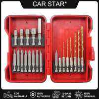 [COD Available] 21pcs/set Sleeve Drill Bit Set Socket Adapter Drill Bits Set for Thin Iron Sheet