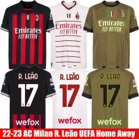 Jay 2022-2023 A.C. Milan Home Away Rafael Leao Jersey Football Short Sleeve Sports T-shirt Large