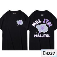 ?พร้อมส่ง? D37-เสื้อผู้ชาย/ผู้หญิง Mbl ผู้ชายและผู้หญิง คู่รัก ชุดหัว แขนสั้น หลวม กีฬา คอกลม เสื้อยืดลําลอง ฤดูใบไม้ผลิ และฤดูร้อน ใหม่ สตรีท