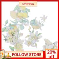 N73VHRHM 40pcs สัตว์เลี้ยงสำหรับสัตว์เลี้ยง สติกเกอร์ติดผนัง หลากสี สติกเกอร์ผลไม้สติ๊กเกอร์ สติกเกอร์สมุดรายวัน สติกเกอร์ธรรมชาติ ดีไอวาย