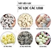 Sứ Lọc Nước Các Loại - Vật liệu lọc cho bể cá cảnh, thuỷ sinh túi 100gr