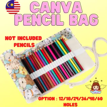 Canva Print Pencil Pouch, Kids Canvas Cartoon