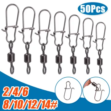 Shop Fishing Tackle Ball Bearing Swivel With Snap Fishing Hook Connector  with great discounts and prices online - Apr 2024