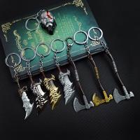 of War Keychain Kratos Axe Leviathan Chain Keyring Blades Chaos Swords Game Accessories Car Pendant llaveros