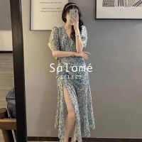 SALOME เดรสผู้หญิง เดรสไปทะเล ชุดเดรสผู้หญิง2021NEW 061012