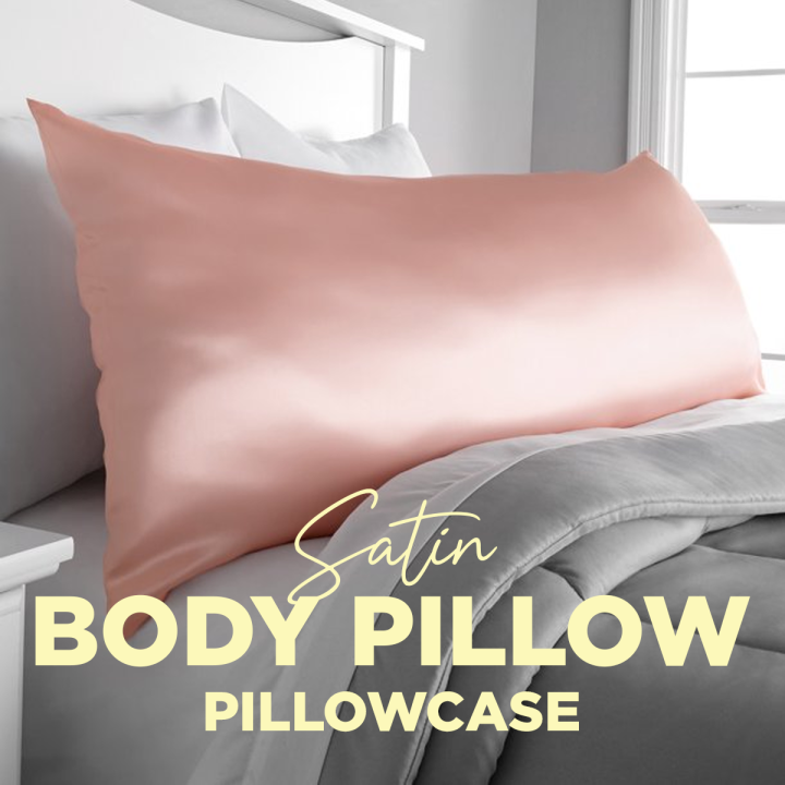 Satin Body Pillowcase (for Body Pillow) Satin Silky Fabric Lazada PH
