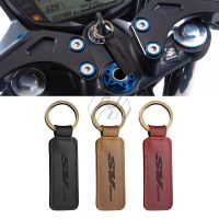 ↂ For Suzuki SV650 SV 650 SV650X SV650S Key Motorcycle Keychain Cowhide Key Ring