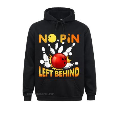 Sudadera con capucha para mujer, de manga larga, estilo clásico e informal, ropa para Parte Superior Femenina, con estampado de Bowling sin Pin, para otoño