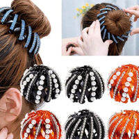 BEAUTYBIGBANG Bird ขยายคริสตัลผมเกลียวหางม้า HolderClips สายโทรศัพท์ขดลวดผม Tie ยางยืด Hairties คลิปยึดสำหรับผมหนาผู้หญิง &amp; ผู้ชาย
