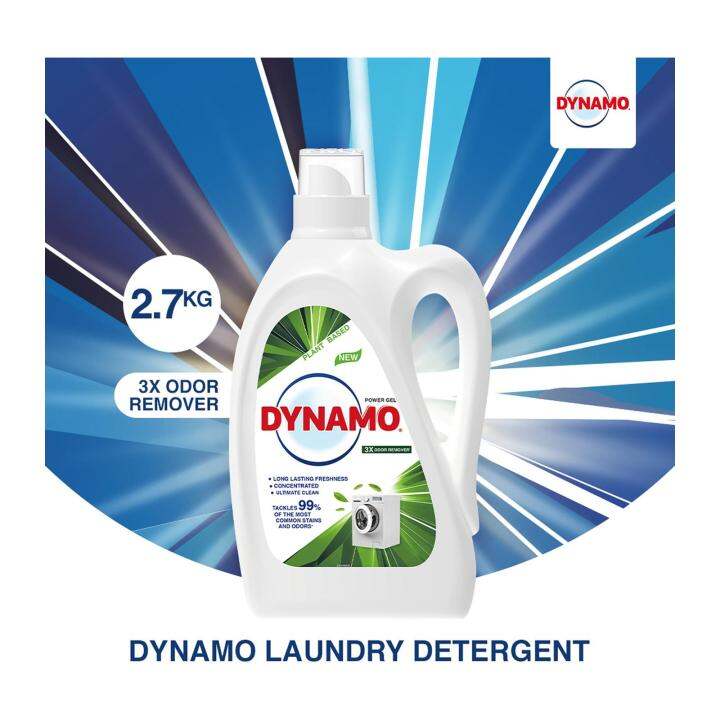 Dynamo Laundry Liquid Detergent 2.7kg 3X Odor Remover Lazada Singapore