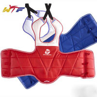 WTF Taekwondo Approve Reversible Chest Protector Guard Gear Karate Chest Guard SINOBUDO Body Protector Sparring Gear Kids