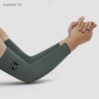 ✲✓♚ Santic Cycling Arm Warmer Outdoor Sports Running Compression Sleeve Bicycle Outer Protective Men and Women