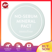 แพคเกจใหม่ Innisfree No-Sebum Mineral Pact 8.5กรัม (X 1) ควบคุมความมัน Pact แก้ไขโทนสีผิวสูตรเติมแต่งฟรี