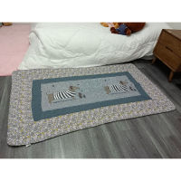 พรมเช็ดเท้าวินเทจ พรมเช็ดเท้าผ้าฝ้าย ขนาด 90*150cm Floor Mat