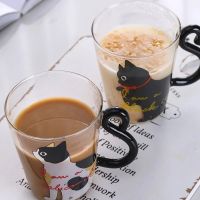 hotx【DT】 Glass Cup Handle Mug Fruit Juice Drinkware Office Lovers