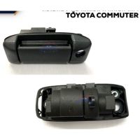 รุ่งเรืองยานยนต์ (1อัน)มือเปิดประตูบานเลื่อน นอก โตโยต้า คอมมูเตอร์ TOYOTA COMMUTER, KDH222 สีดำ อะไหล่รถยนต์