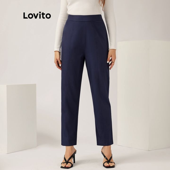 lovito-elegant-pants-plain-high-waist-straight-legs-l21lt149-navy-blue