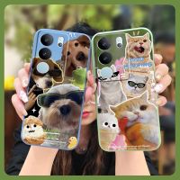 Cartoon Liquid silicone shell Phone Case For VIVO S17 Pro/S17 Camera all inclusive soft shell cute Skin feel silicone