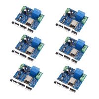 6X WIFI Relay Controller Module, DC 5V 8V-80V ESP8266 Wireless Controller Module ESP-12F for IOT Smart