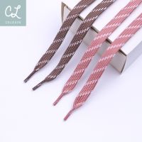 Fashion 2 Pair High Quality Pink Laces Men Ladies Laces Diagonal Point Laces For Sneakers Canvas Laces 80 100 120cm