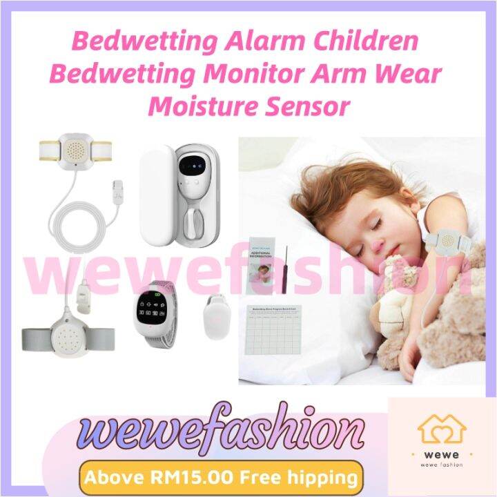 READY STOCK!!! Bedwetting Alarm Children Bedwetting Monitor Arm Wear