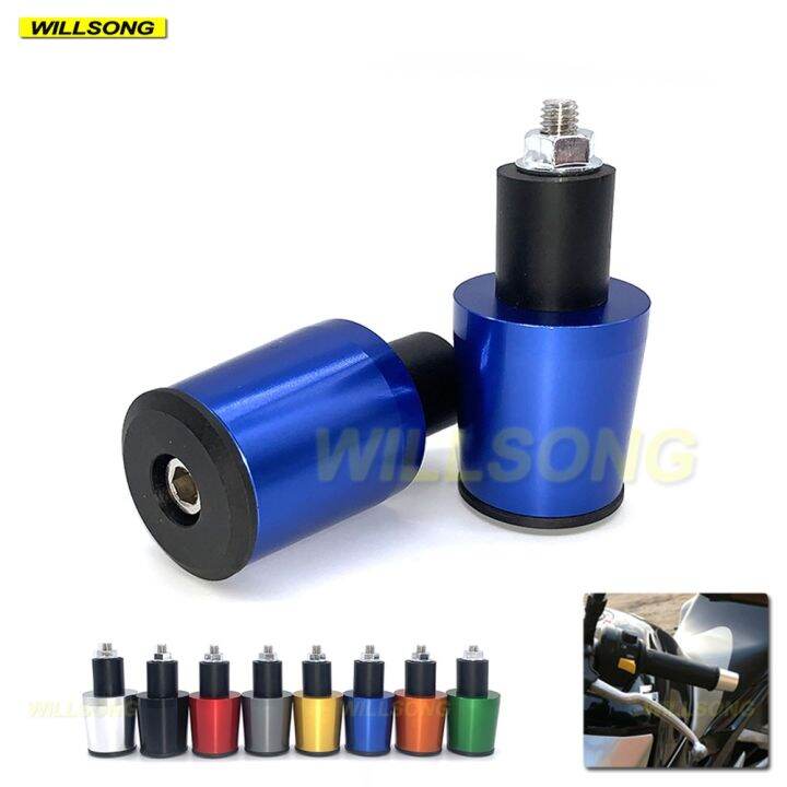 Handlebar Hand Grip Bar End Cap Cover Slider For YAMAHA MT 01/03/07/09