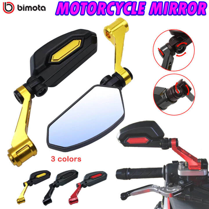 Bimota Tracktion Side Mirror For Motorcycle Universal Foldable Side