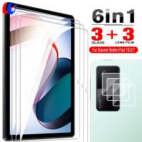 SGP ไฮบริด6-2in1สำหรับ Xiaomi Redmi Pad 10.61 "กระจก9H ป้องกันหน้าจอแก้ว Redmi Pad 10.61นิ้ว Mi Redmi Pad RedmiPad เต็มฝาครอบป้องกันฟิล์ม