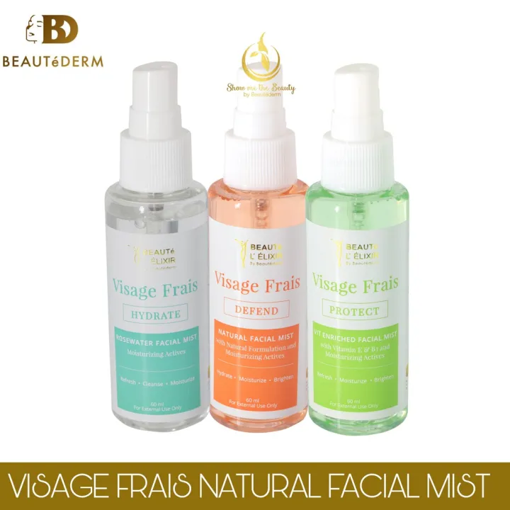Direktang benta ng pabrika Beautederm VISAGE FRAIS Natural Facial Mist