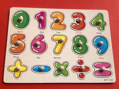 ของเล่นเสริมพัฒนาการ ของเล่นฝึกสมาธิจิ๊กซอไม้ (มี 12 แบบ ให้เลือก) ตัวต่อไม้ จิ๊กซอabc กระดานคำศัพท์ กระดานตัวเลข
