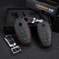 ☽▲ car key case cover for vw touareg 2011 2014 2016 2017 Car Key case leather holder remote for volkswagen key 2012 2013