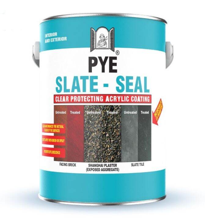 PYE SlateSeal Clear Protecting Acrylic Coating 1Liter / pye slate